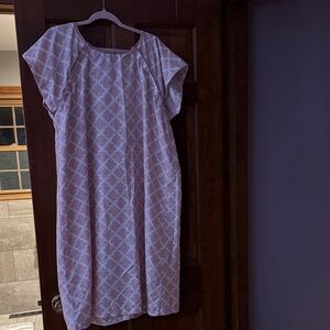 Pink Patterned Delivery Dress